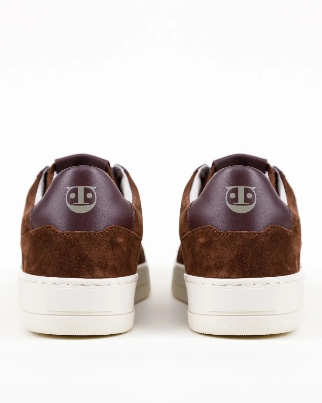 SNEAKERS PAOLO TOMAIA IN CROSTA COLORE CACAO CON RIPORTI IN PELLE