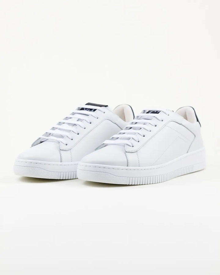 SNEAKERS MARIO TOMAIA BIANCA CON INSERTI NERI