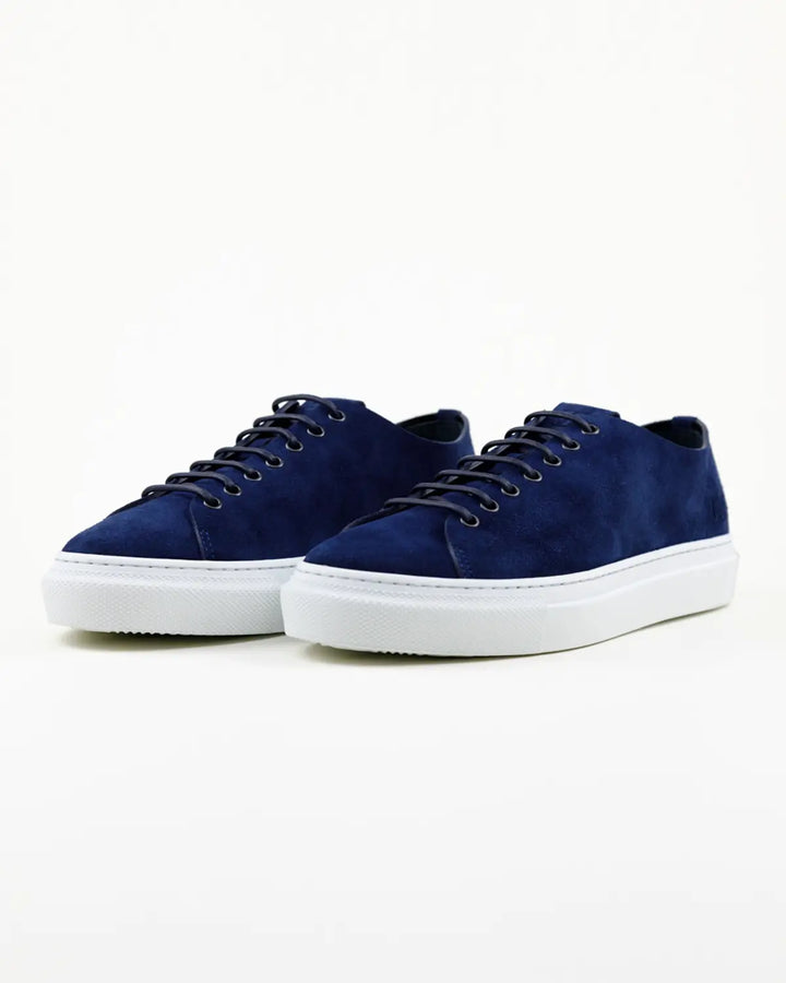 SNEAKERS OMERO ELEGANTE IN CROSTA BLU