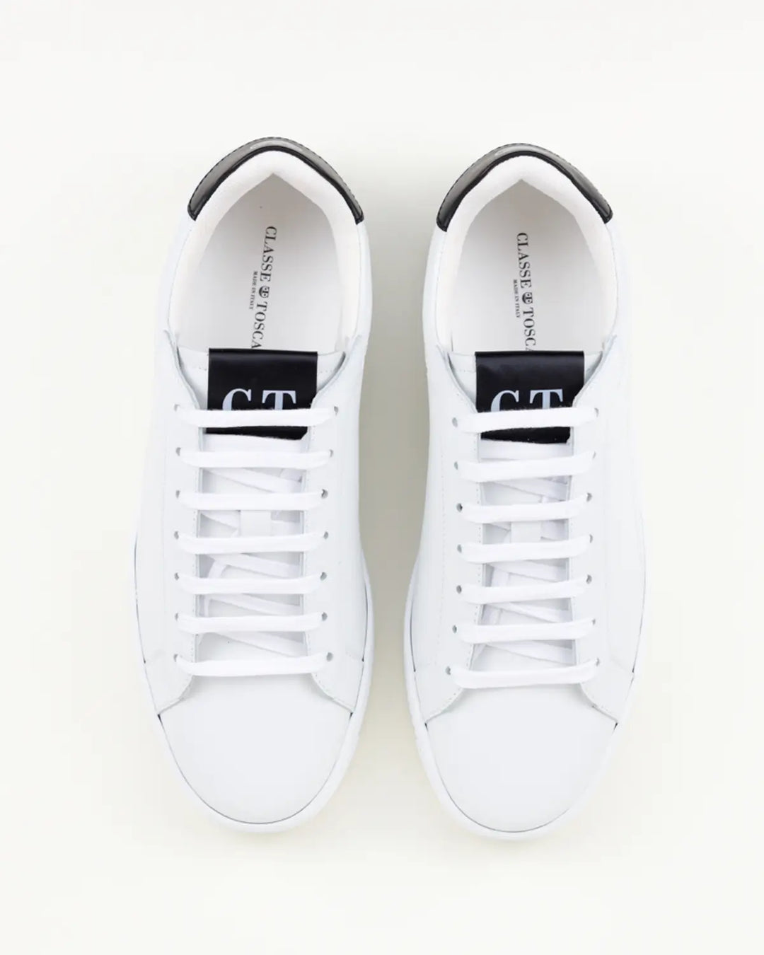 SNEAKERS MARIO TOMAIA BIANCA CON INSERTI NERI