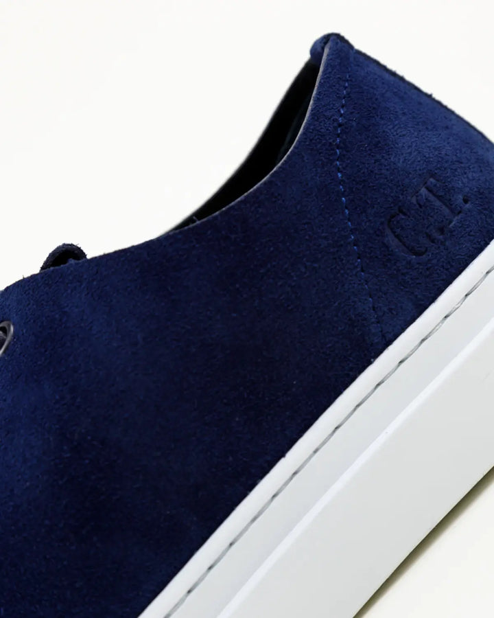 SNEAKERS OMERO ELEGANTE IN CROSTA BLU