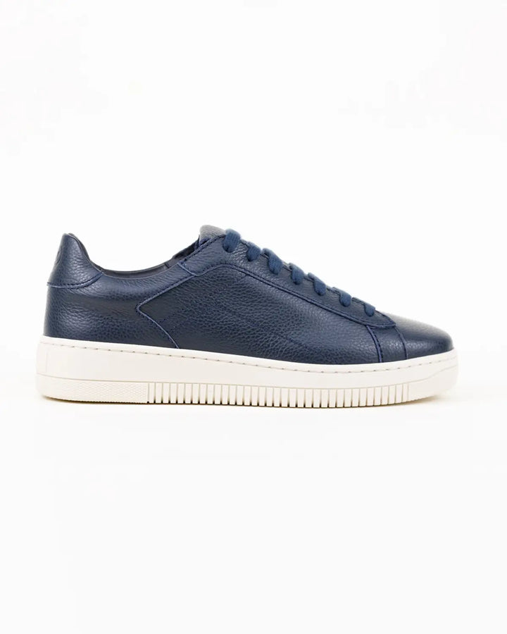 SNEAKERS MATILDE TOMAIA PELLE CON FINISSIMA GRANA DI COLORE BLU