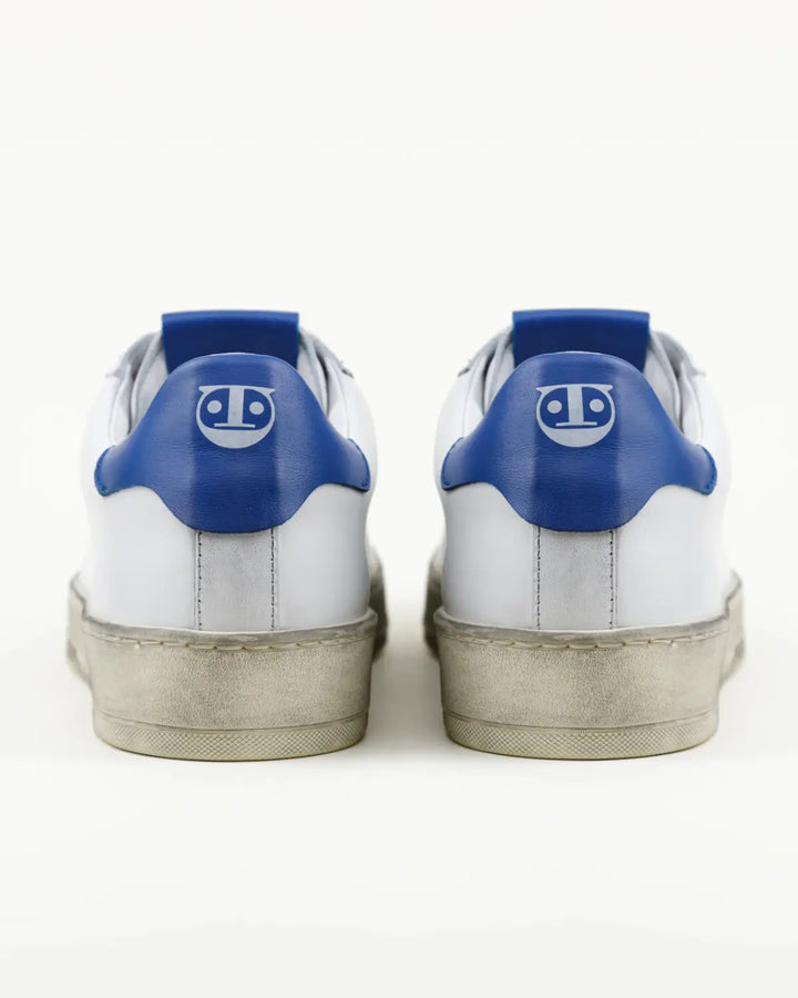 DINO SNEAKERS WHITE UPPER VINTAGE BLUE INSERTS