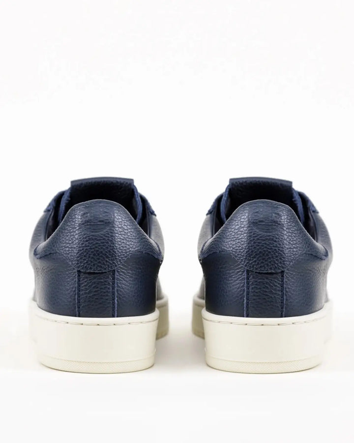 SNEAKERS GINA TOMAIA PELLE CON FINISSIMA GRANA DI COLORE BLU