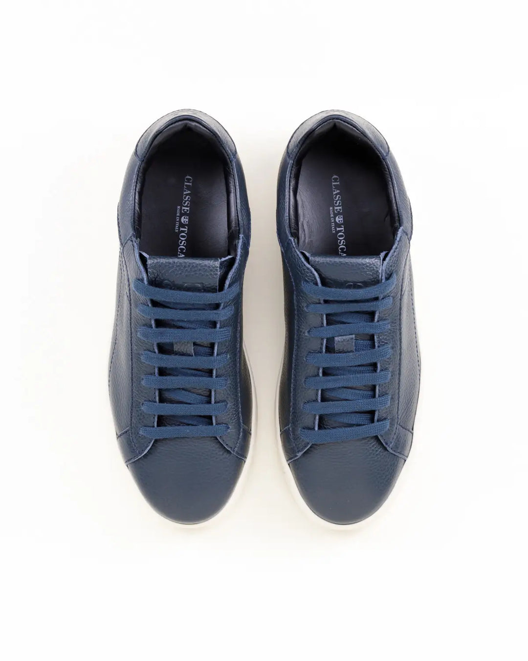 SNEAKERS MATILDE TOMAIA PELLE CON FINISSIMA GRANA DI COLORE BLU