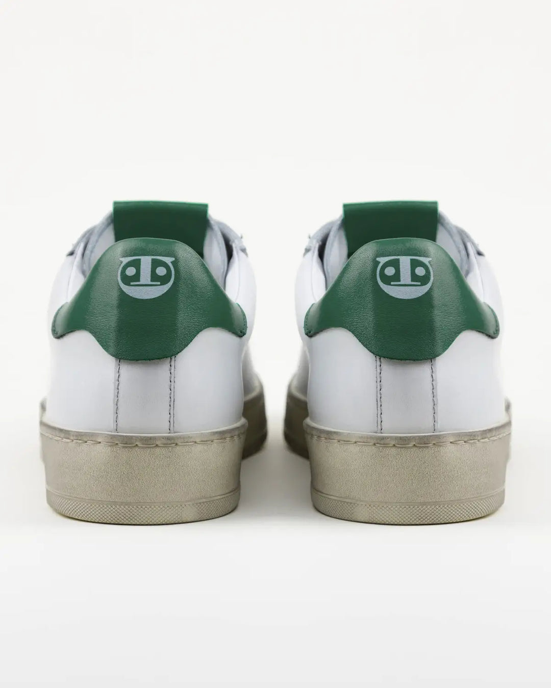 DINO SNEAKERS VINTAGE WHITE UPPER VINTAGE GREEN INSERTS