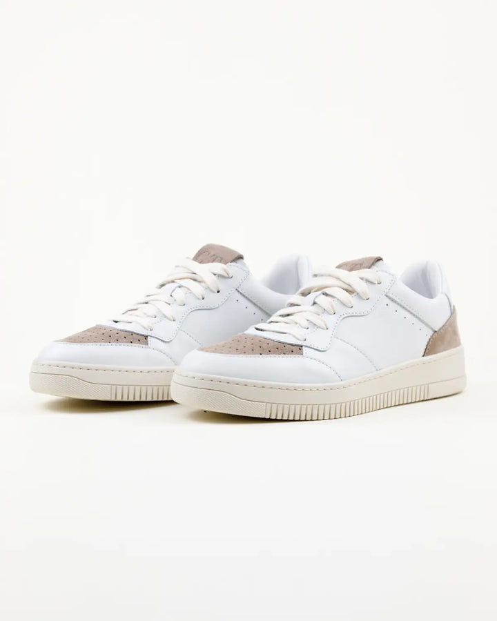 SNEAKERS PAOLO TOMAIA BIANCA CON INSERTI CROSTA COCCO