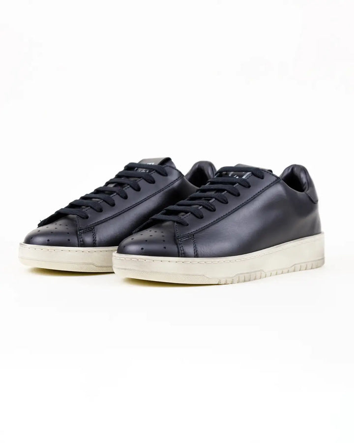 SNEAKERS GINA TOMAIA PELLE VITELLO COLORE NERO