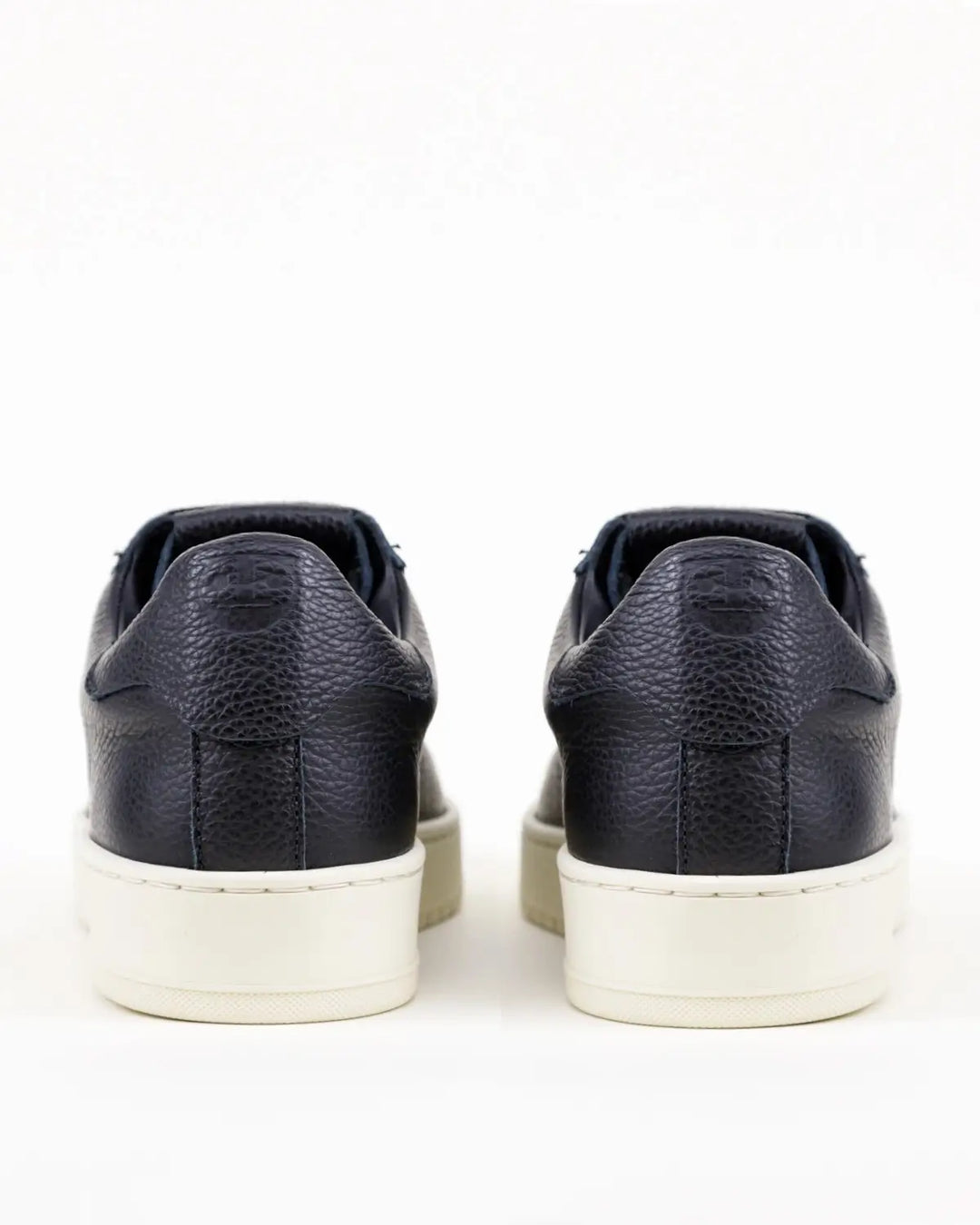 SNEAKERS GINA TOMAIA PELLE CON FINISSIMA GRANA DI COLORE NERO